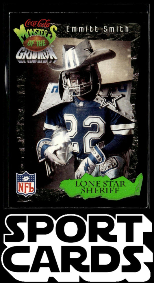 1994 Coca-Cola Monsters of the Gridiron #8 Emmitt Smith SportCards.com