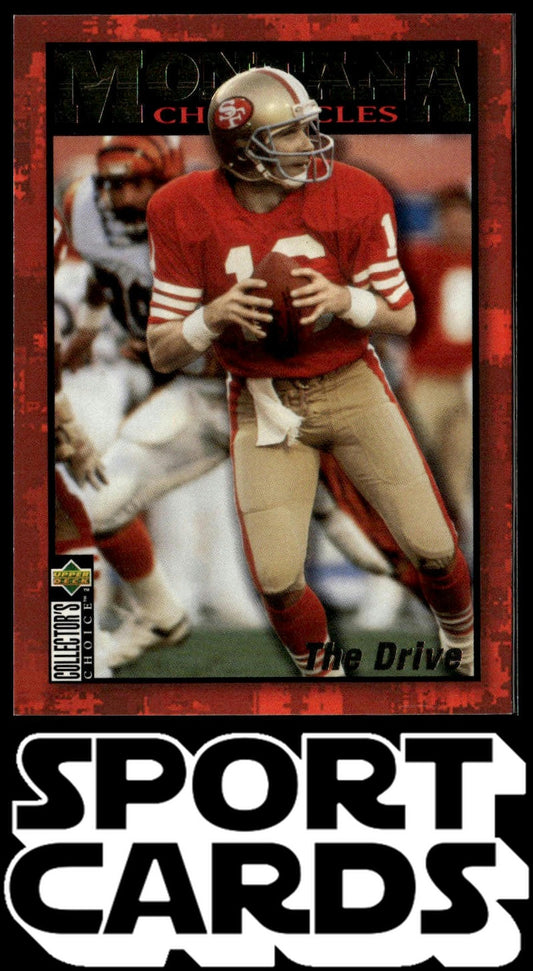 1995 Collector's Choice #JM6 Joe Montana Montana Chronicles 3x5 SportCards.com