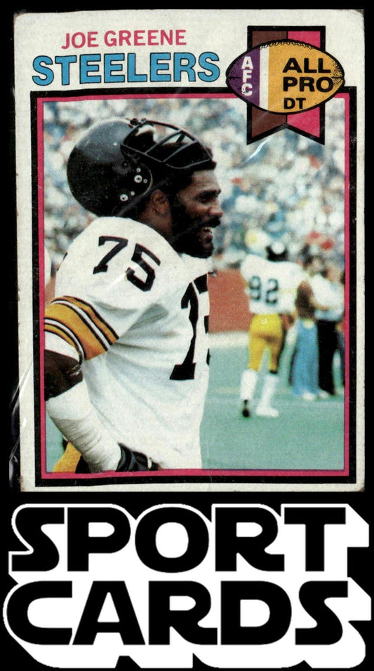 1979 Topps #65 Joe Greene Cream Colored Back SportCards.com