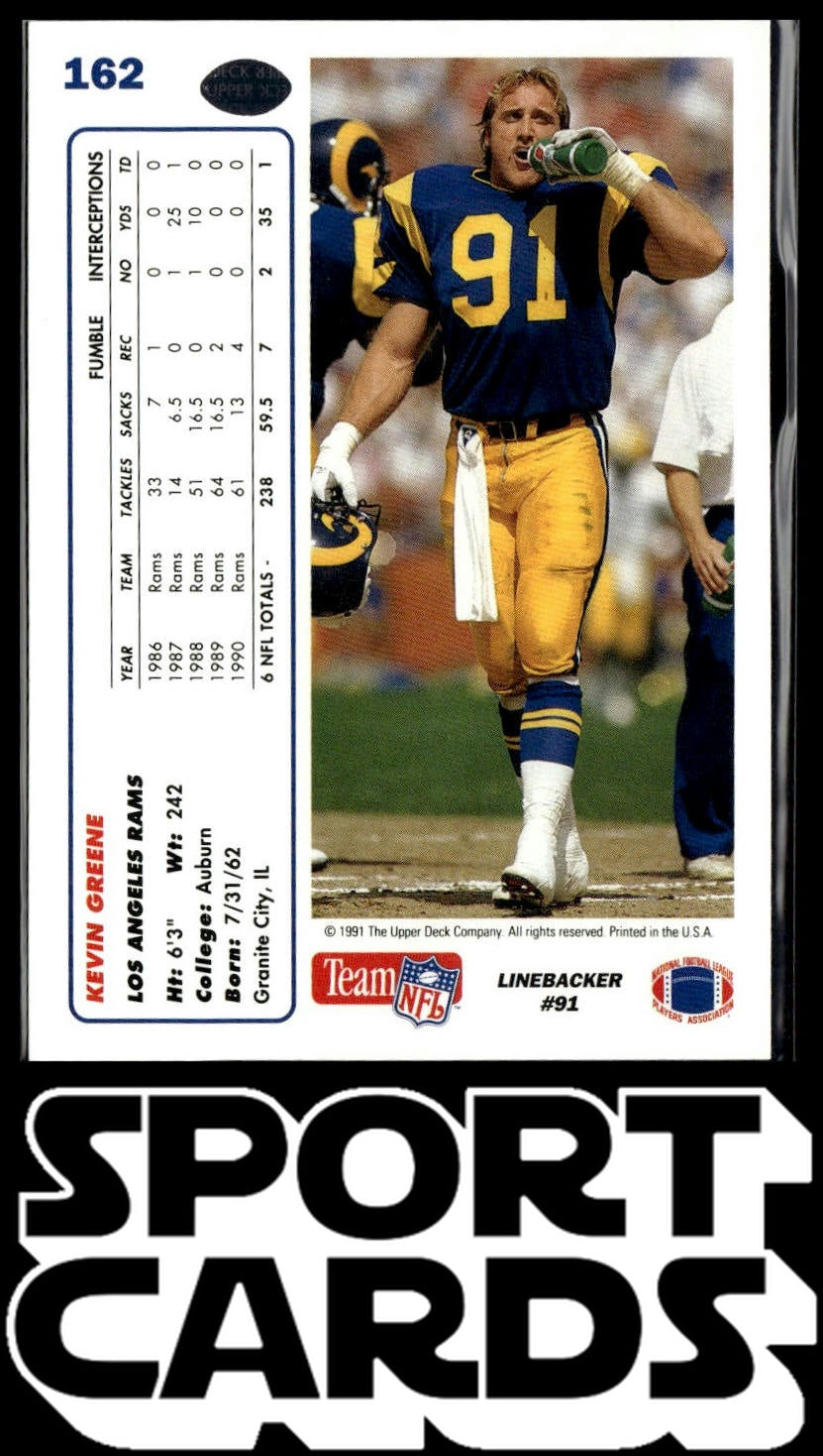 1991 Upper Deck #162 Kevin Greene SportCards.com