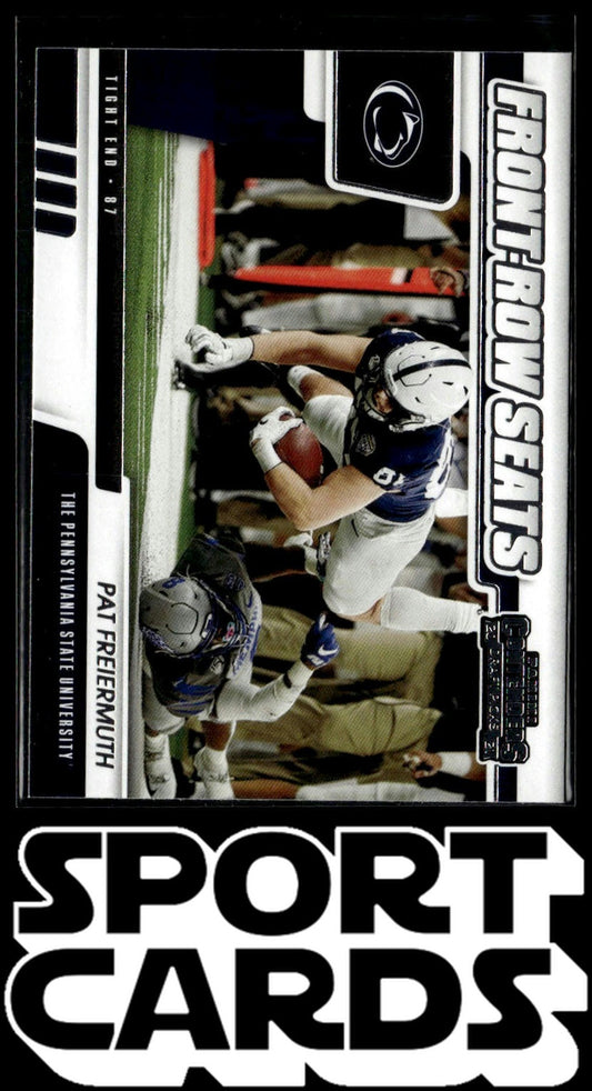 2021 Panini Contenders Draft Picks #29 Pat Freiermuth Front-Row Seats