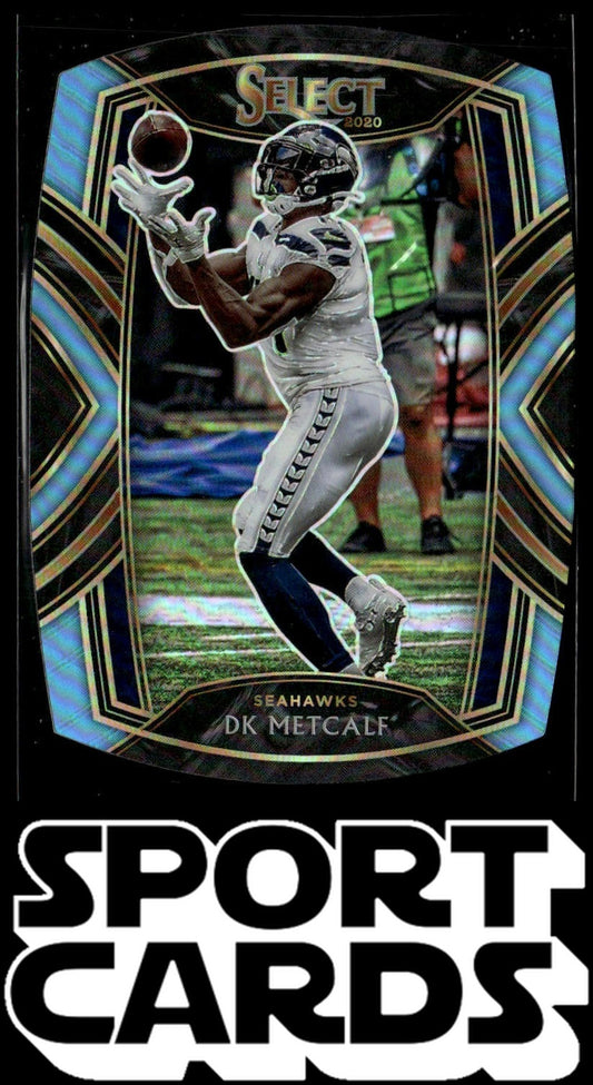 2020 Panini Select #216 DK Metcalf Neon Green Prizm Die Cut SportCards.com
