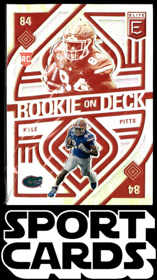 2021 Donruss Elite #RD9 Kyle Pitts Rookie on Deck SportCards.com