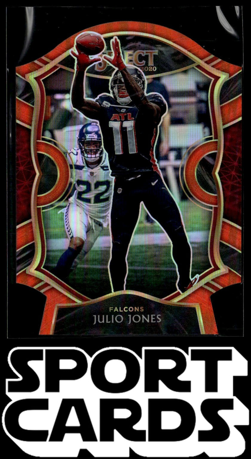2020 Panini Select #6 Julio Jones Orange Prizm Die Cut SportCards.com