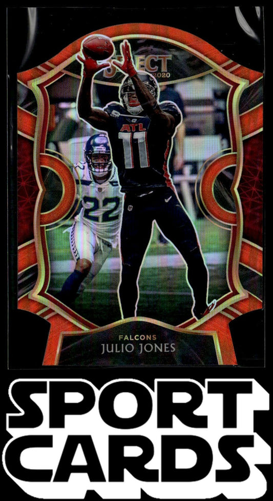 2020 Panini Select #6 Julio Jones Orange Prizm Die Cut SportCards.com