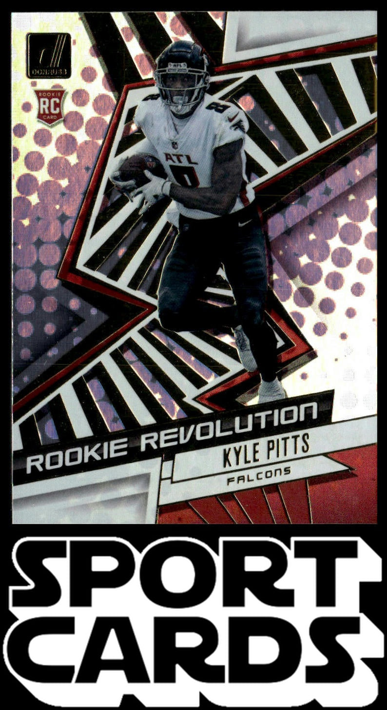2021 Donruss #REV-KPI Kyle Pitts Rookie Revolution SportCards.com