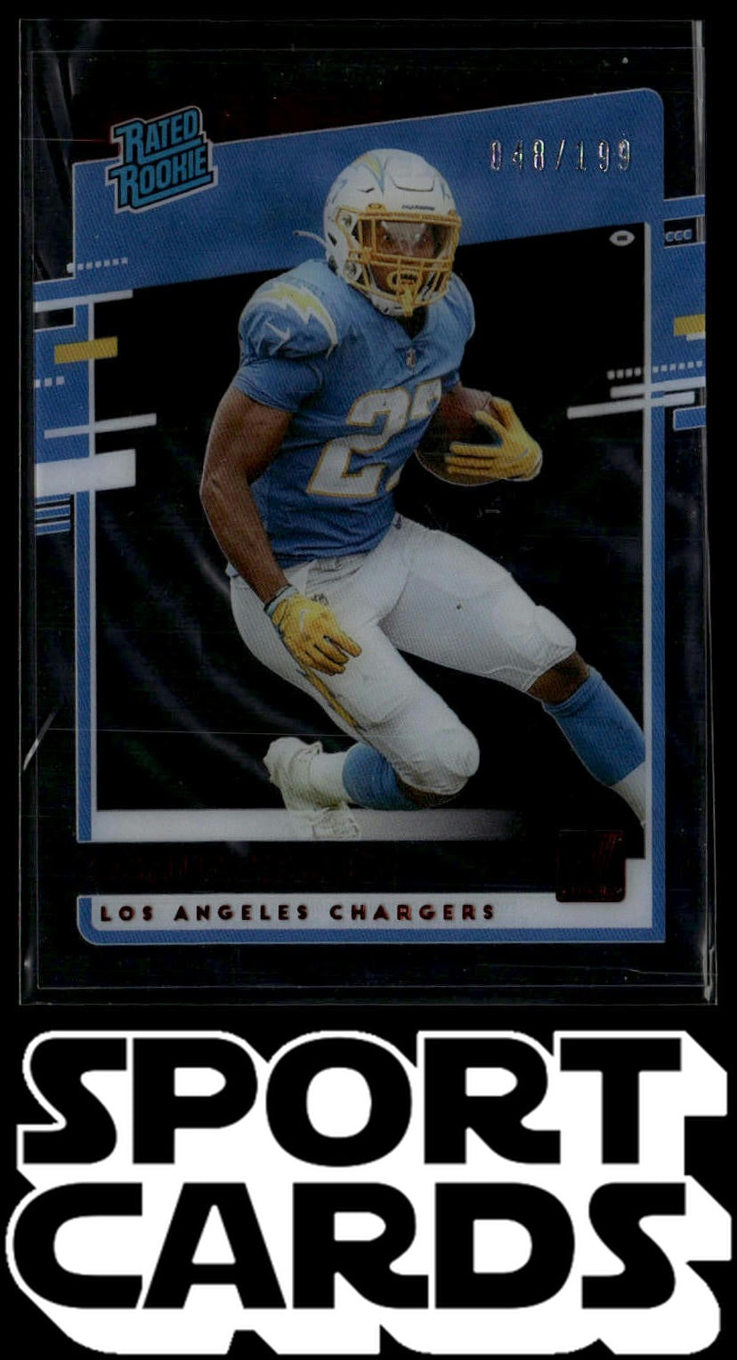 2020 Panini Chronicles #RR-JOK Joshua Kelley Clearly Donruss Rated Rookie