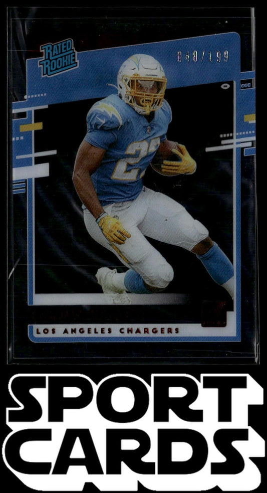 2020 Panini Chronicles #RR-JOK Joshua Kelley Clearly Donruss Rated Rookie