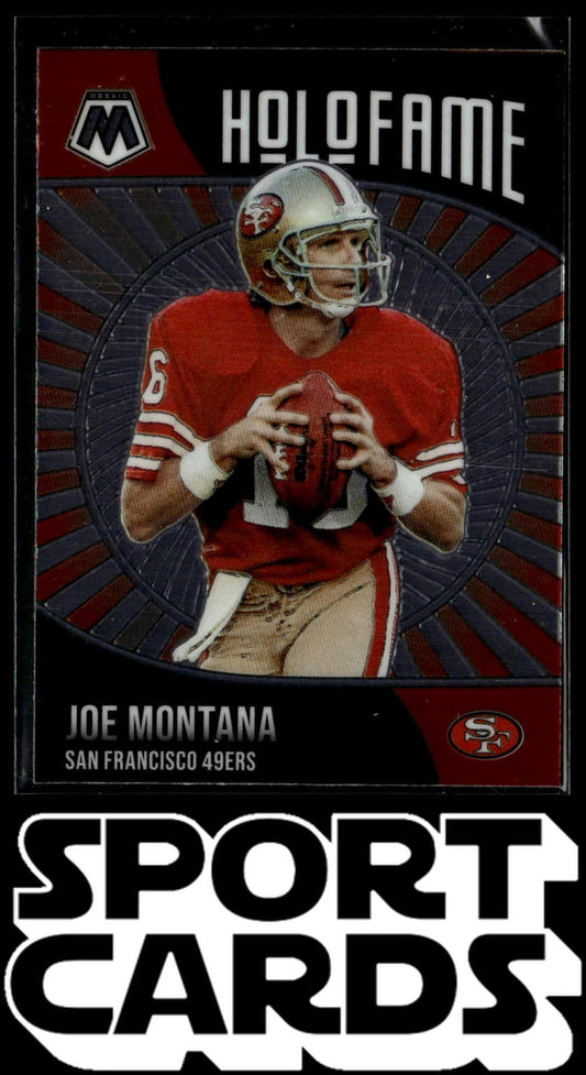 2021 Panini Mosaic #5 Joe Montana HoloFame SportCards.com