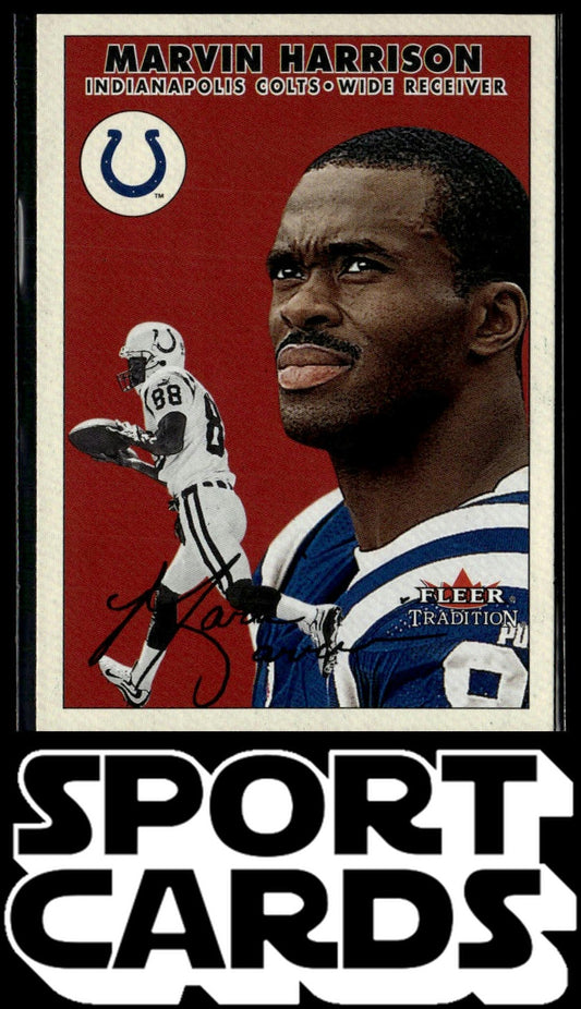 2000 Fleer Tradition #294 Marvin Harrison SportCards.com