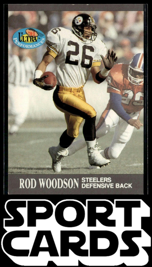 1991 Ultra #8 Rod Woodson Ultra Performances SportCards.com
