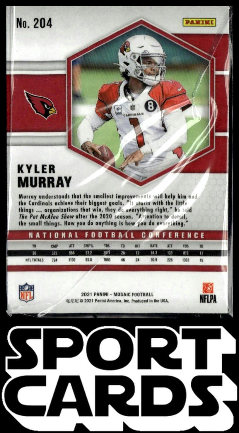 2021 Panini Mosaic #204 Kyler Murray SportCards.com