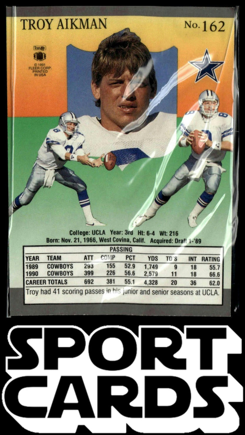 1991 Ultra #162 Troy Aikman SportCards.com