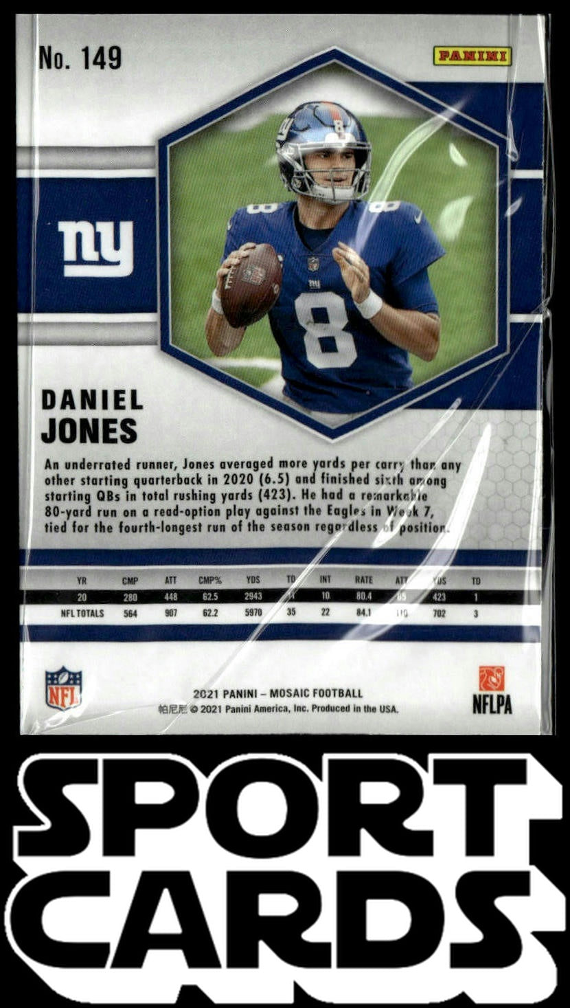 2021 Panini Mosaic #149 Daniel Jones SportCards.com