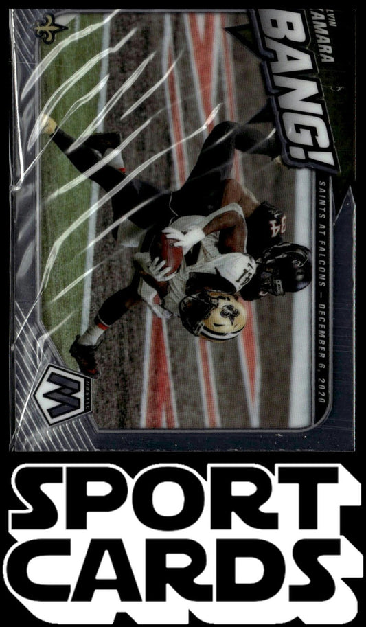 2021 Panini Mosaic #B-5 Alvin Kamara Bang! SportCards.com