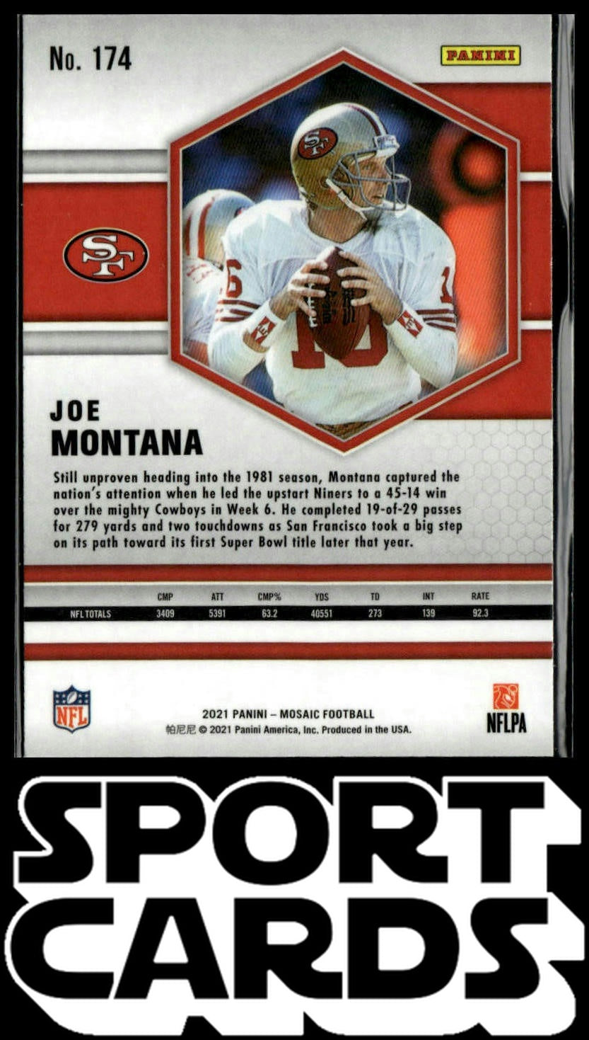 2021 Panini Mosaic #174 Joe Montana SportCards.com