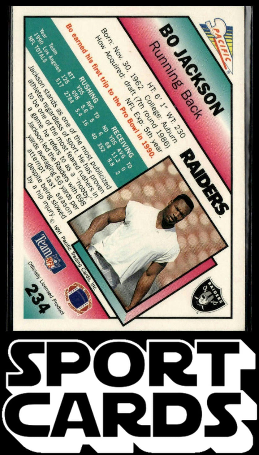 1991 Pacific #234 Bo Jackson SportCards.com