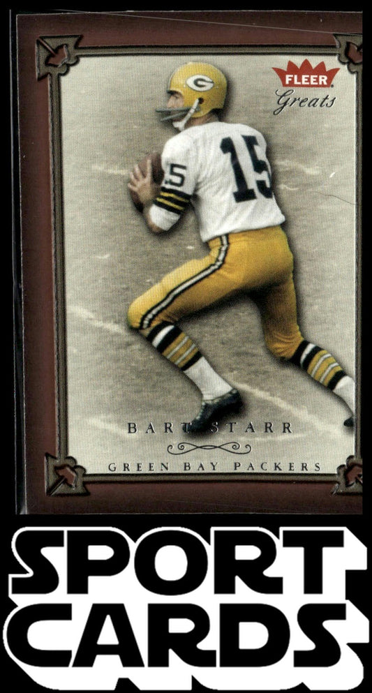 2004 Fleer Greats of the Game #14 Bart Starr SportCards.com
