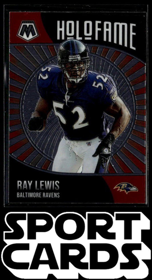 2021 Panini Mosaic #1 Ray Lewis HoloFame SportCards.com
