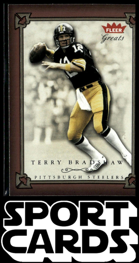 2004 Fleer Greats of the Game #3 Terry Bradshaw SportCards.com