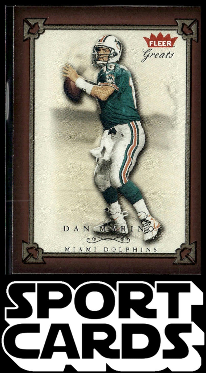 2004 Fleer Greats of the Game #18 Dan Marino SportCards.com