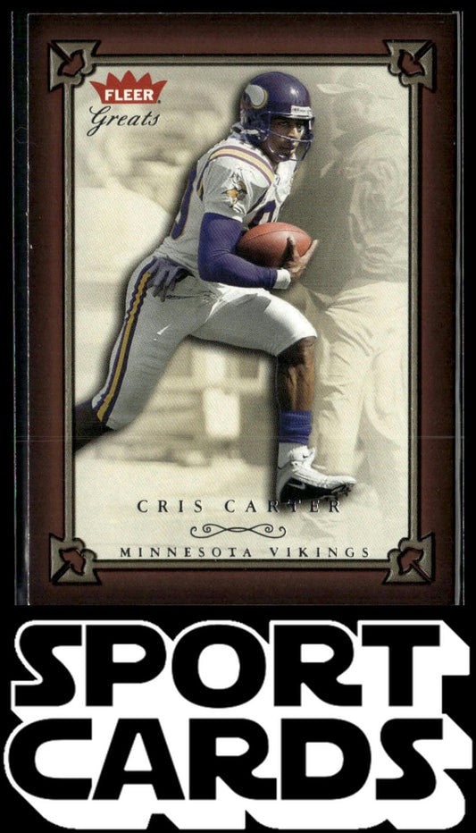 2004 Fleer Greats of the Game #49 Cris Carter SportCards.com