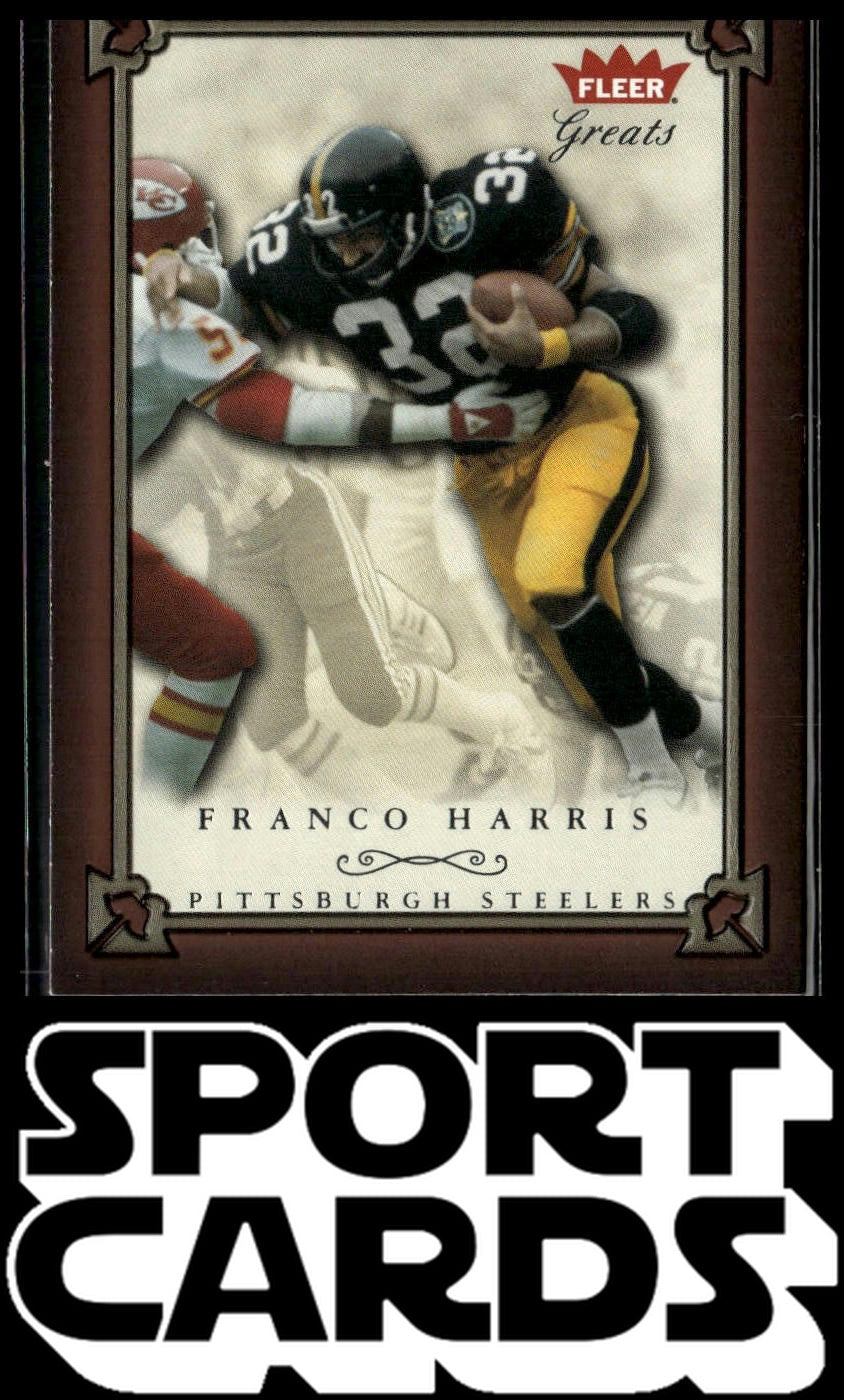 2004 Fleer Greats of the Game #43 Franco Harris SportCards.com