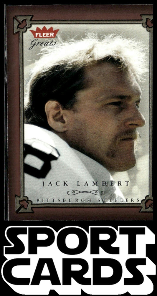 2004 Fleer Greats of the Game #26 Jack Lambert SportCards.com