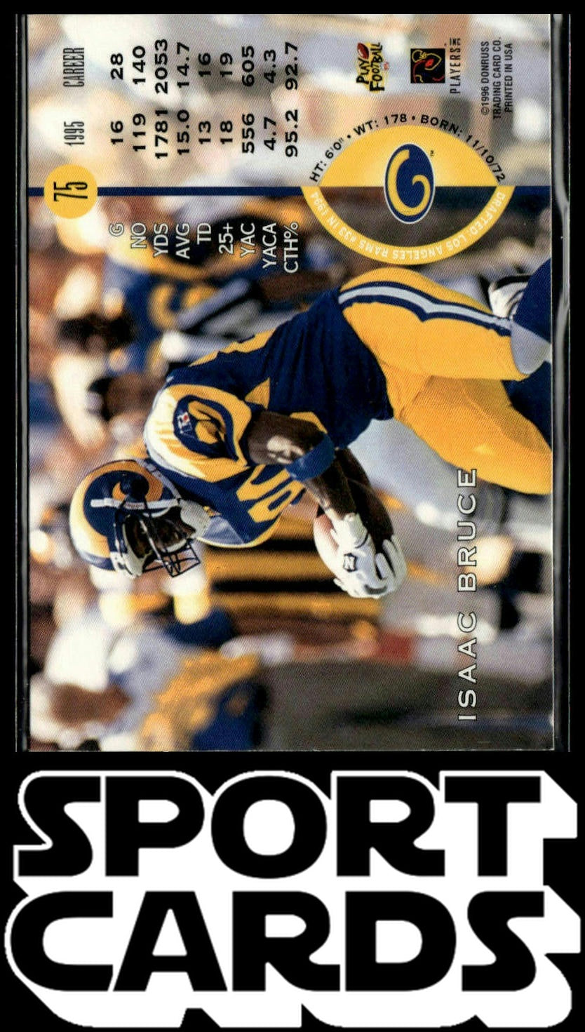 1996 Leaf #75 Isaac Bruce SportCards.com