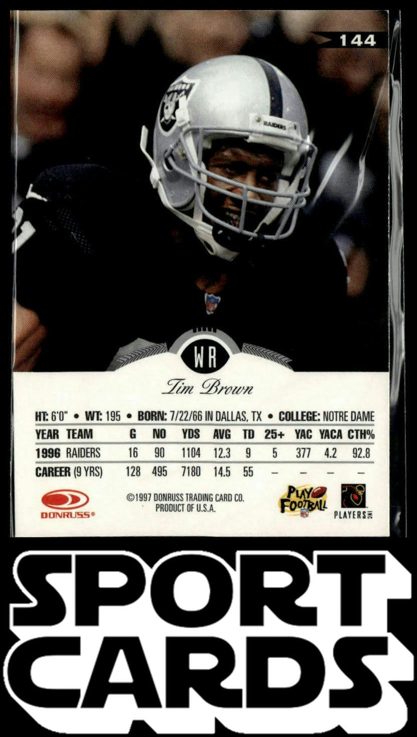 1997 Leaf #144 Tim Brown SportCards.com