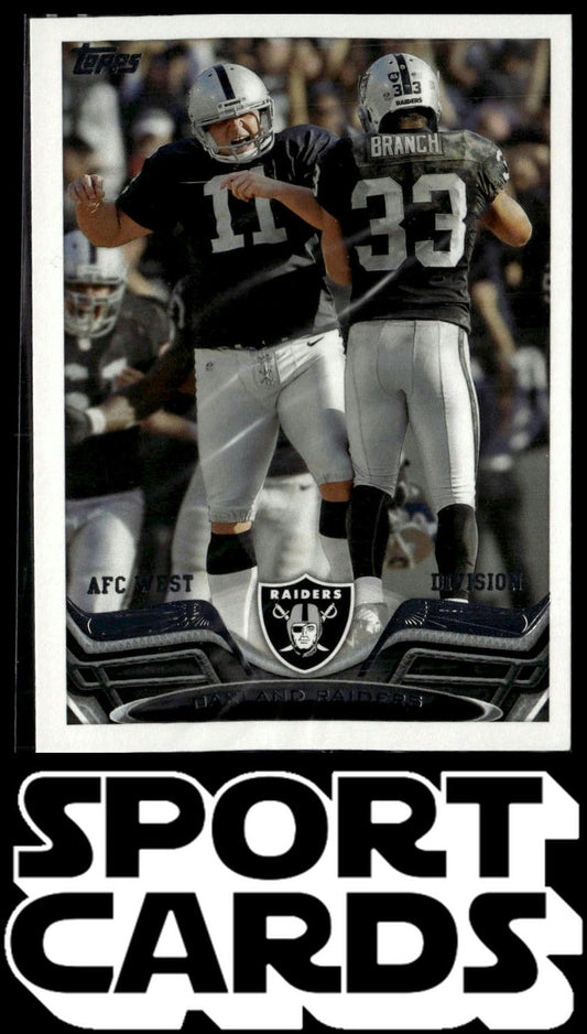 2013 Topps #167 Oakland Raiders SportCards.com