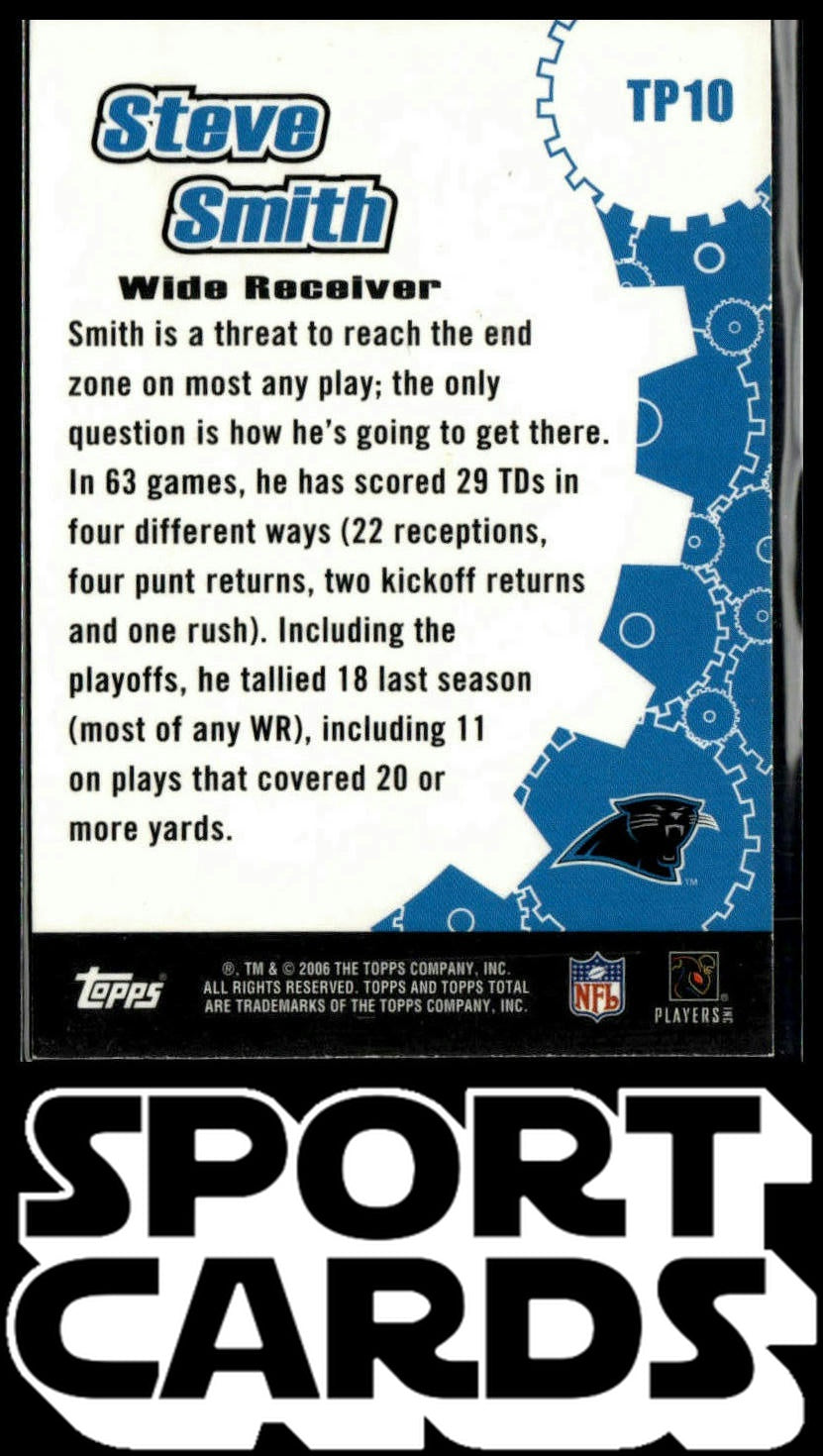 2006 Topps Total #TP10 Steve Smith Total Production SportCards.com