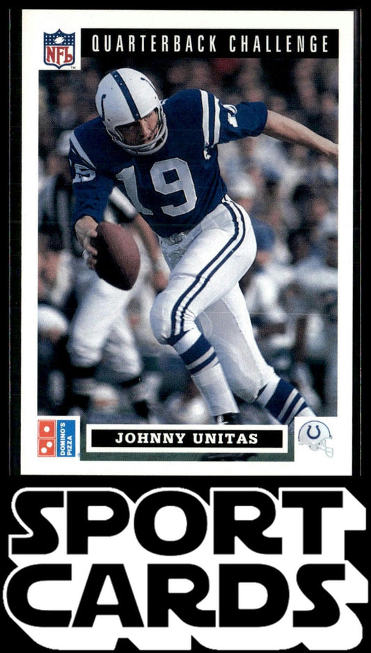 1991 Upper Deck Domino's The Quarterbacks #46 Johnny Unitas SportCards.com