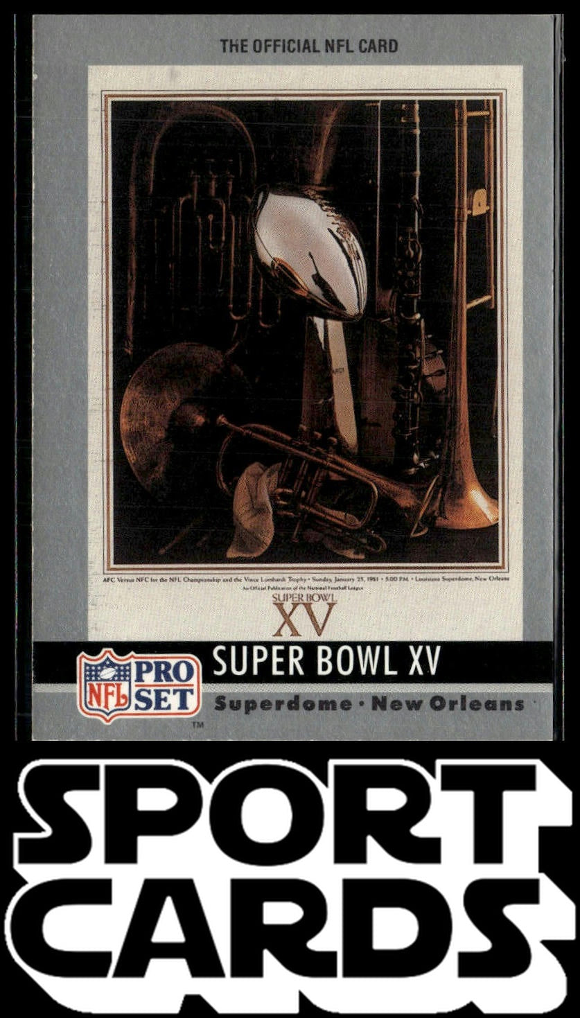 1990 Pro Set #15 Super Bowl Super Bowl Collectibles SportCards.com