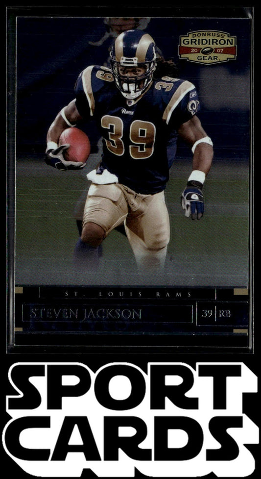 2007 Donruss Gridiron Gear #42 Steven Jackson SportCards.com