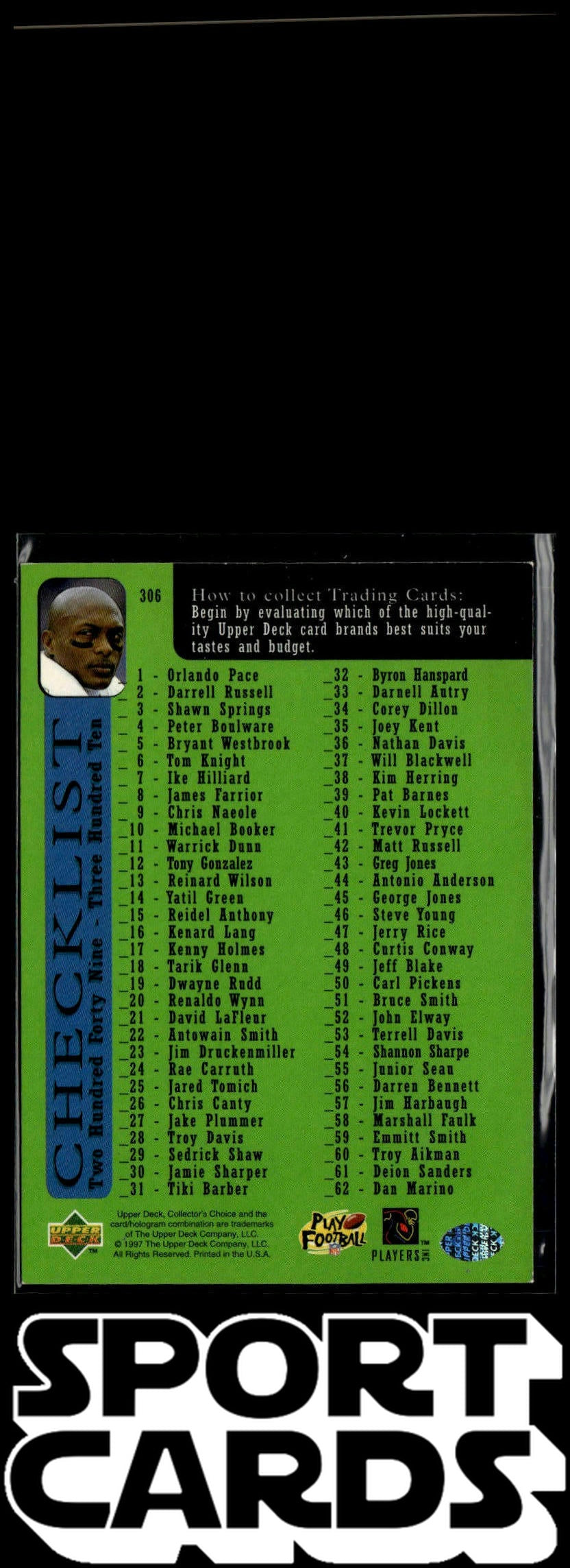 1997 Collector's Choice #306 Eddie George SportCards.com