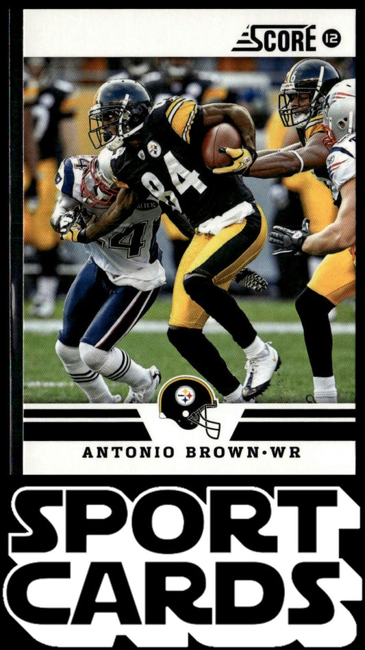 2012 Score #188 Antonio Brown SportCards.com