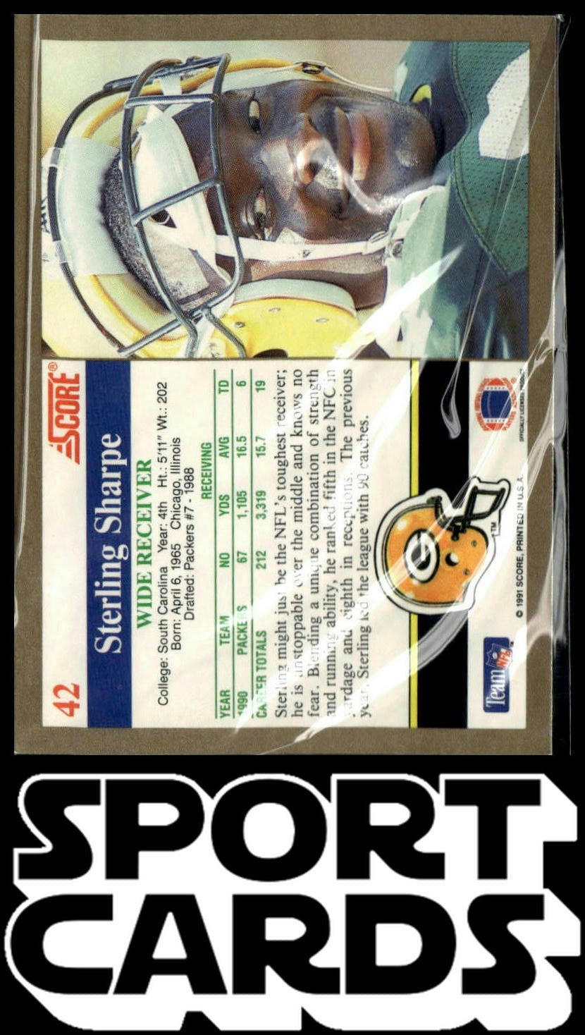 1991 Score #42 Sterling Sharpe SportCards.com
