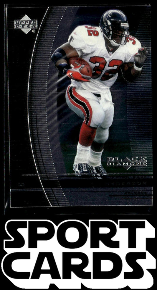 1999 Upper Deck Black Diamond #5 Jamal Anderson SportCards.com