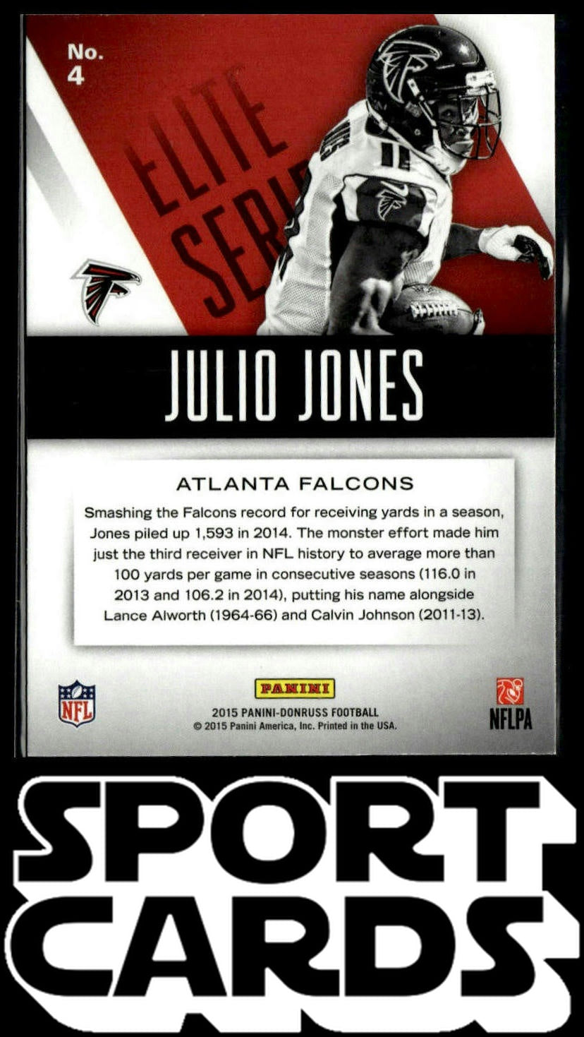2015 Donruss #4 Julio Jones Elite Series SportCards.com
