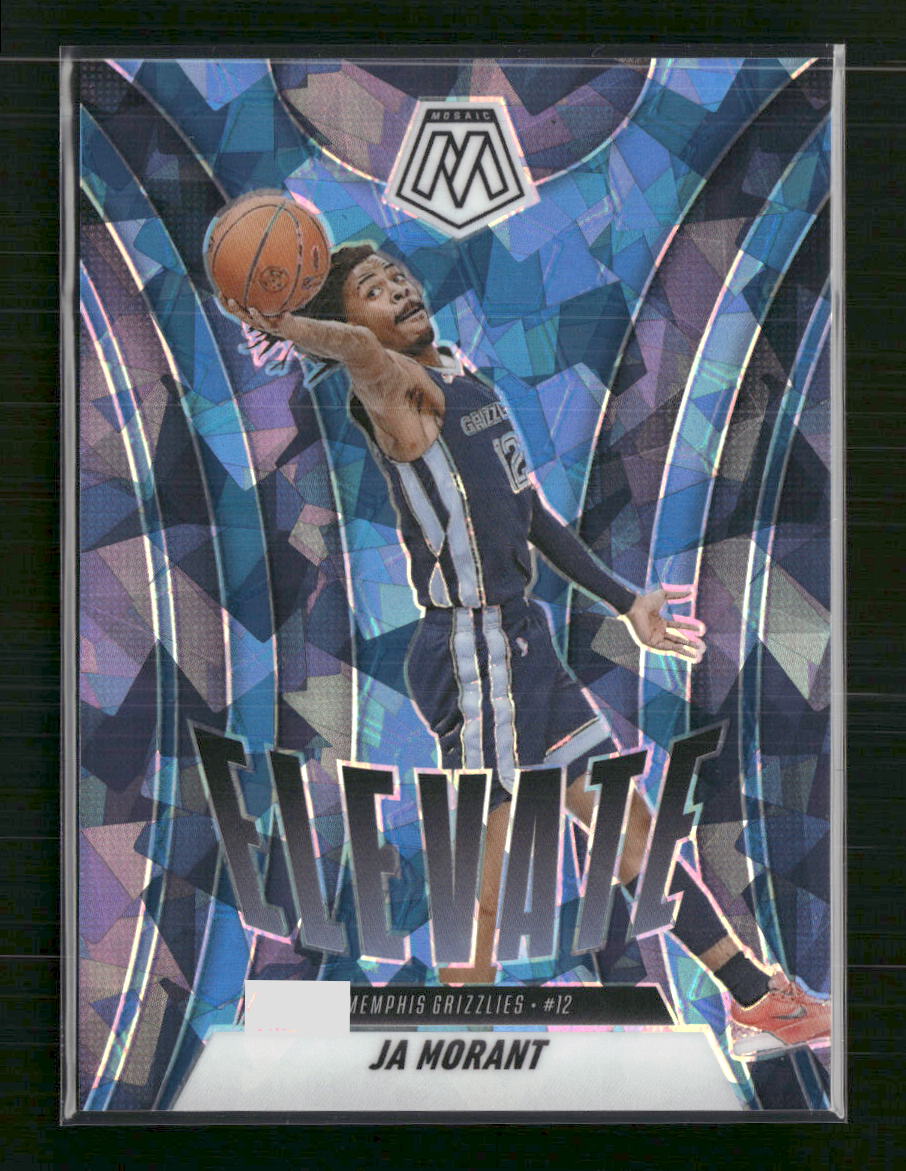 Ja Morant 2024-25 Panini Mosaic #12 Jam Masters Mosaic Ice #/125