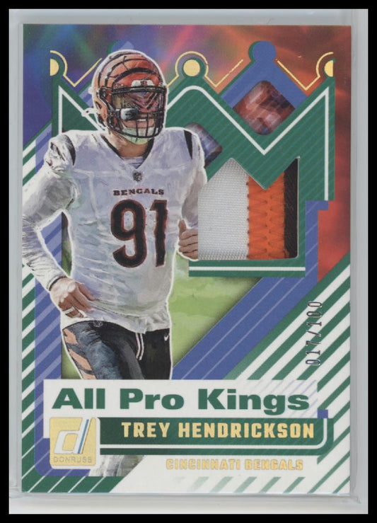 Trey Hendrickson Donruss All Pro Kings #APK-THN Patch /100