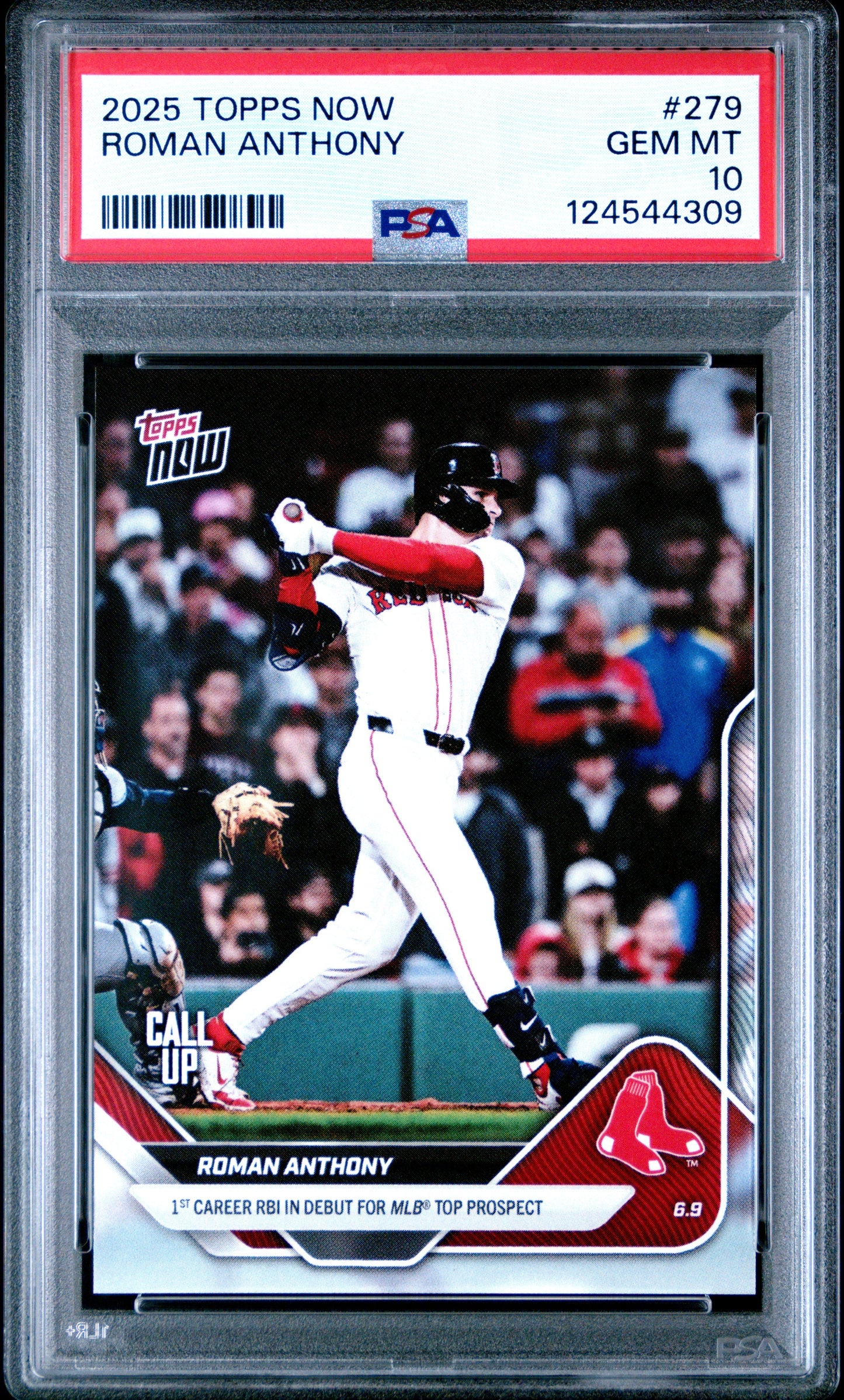 Graded 2025 Topps Now Roman Anthony #279 Rookie RC Baseball Card PSA 10 Gem Mint