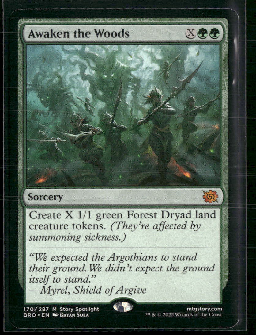 Awaken the Woods The Brothers' War #170 - Sport Cards