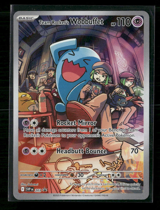 Team Rocket's Wobbuffet SV: Scarlet & Violet Promo Cards #203