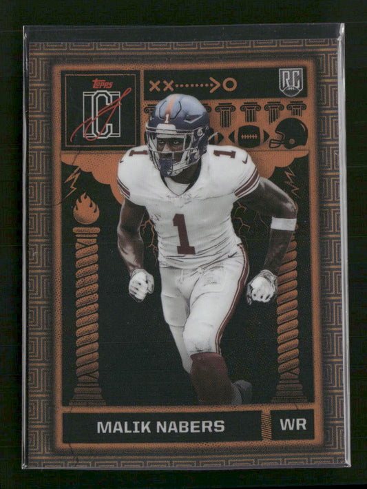 2024 Topps Signature Class Odyssey Malik Nabers #O-7