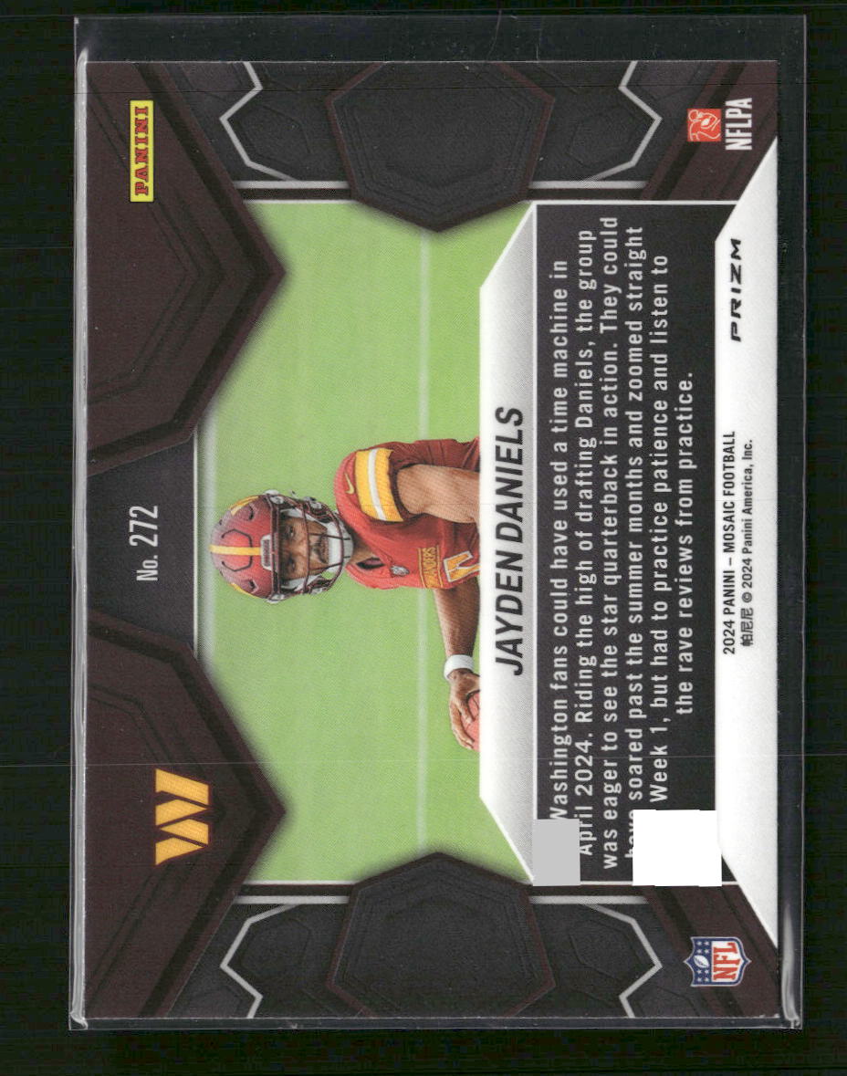 2024 Panini Mosaic Mosaic Camo Pink Jayden Daniels #272