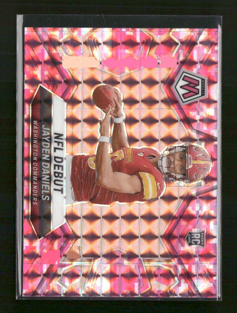 2024 Panini Mosaic Mosaic Camo Pink Jayden Daniels #272