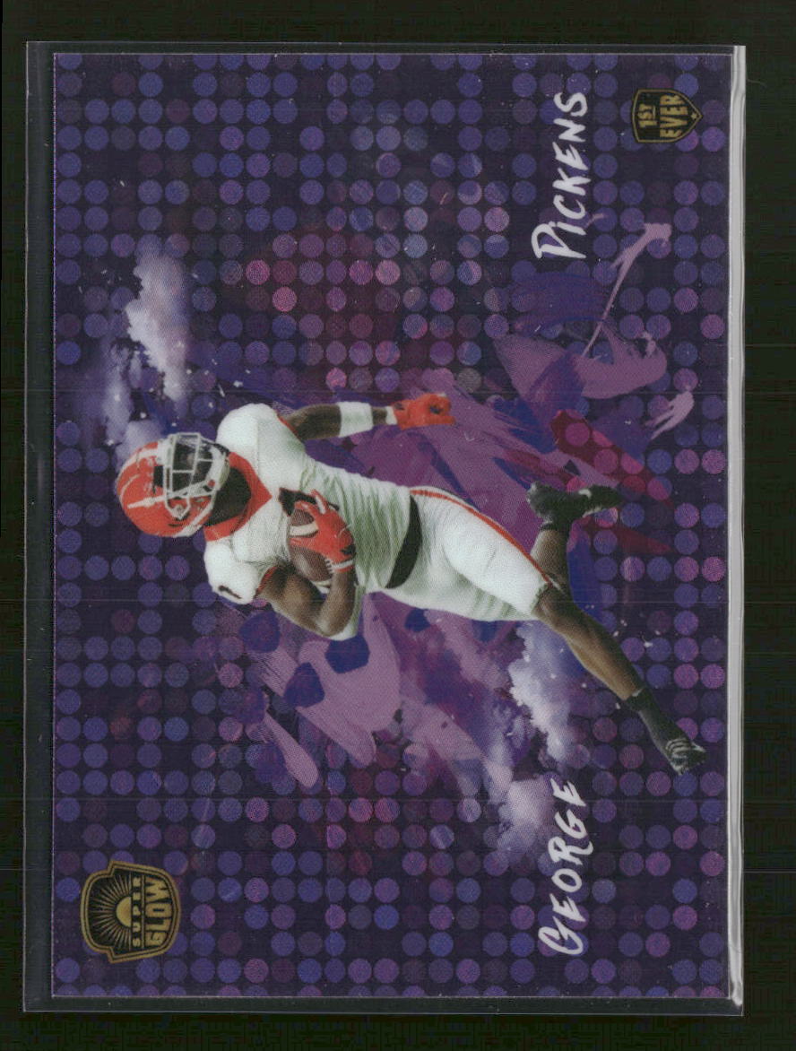 2021 Super Glow Sports Purple George Pickens #82 /1 - Sport Cards