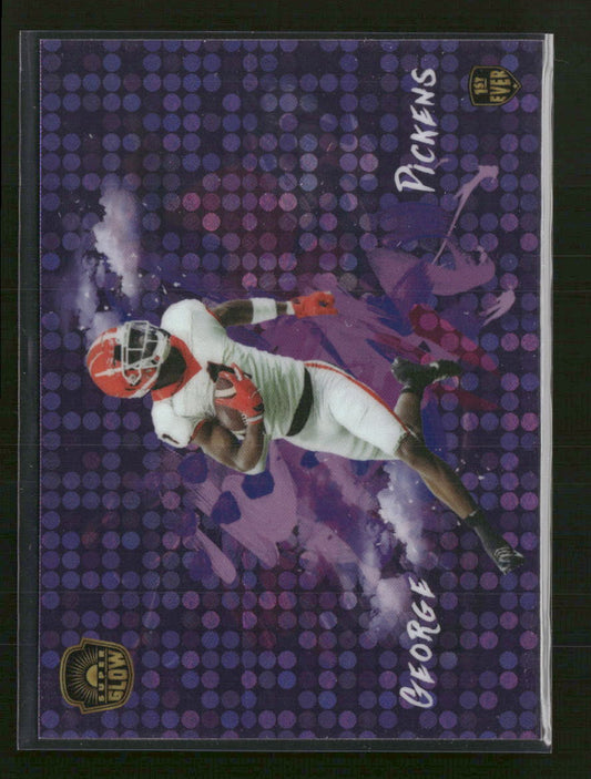 2021 Super Glow Sports Purple George Pickens #82 /1 - Sport Cards
